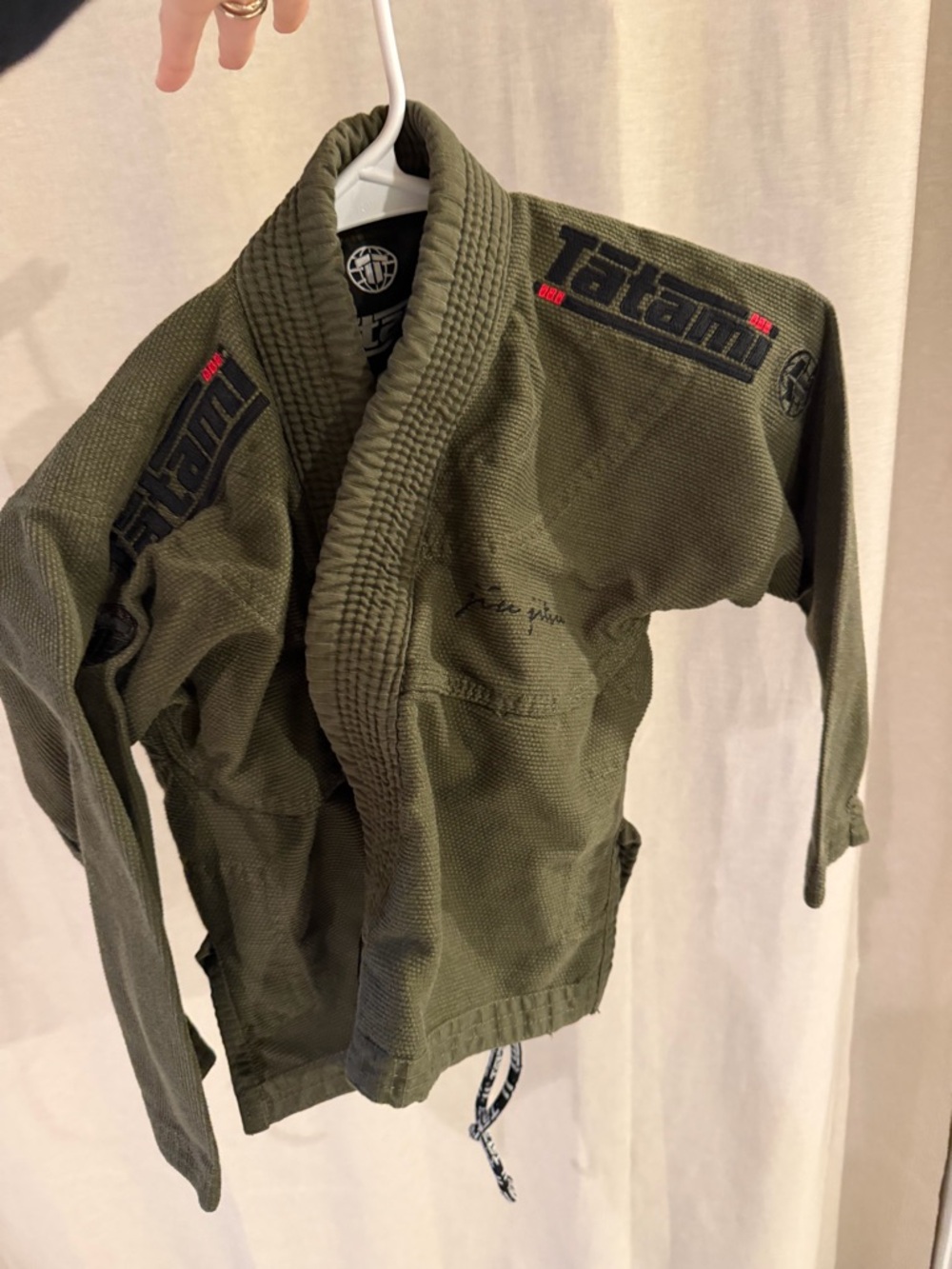 Tatami Kids Olive Green Jiu-Jitsu Gi set